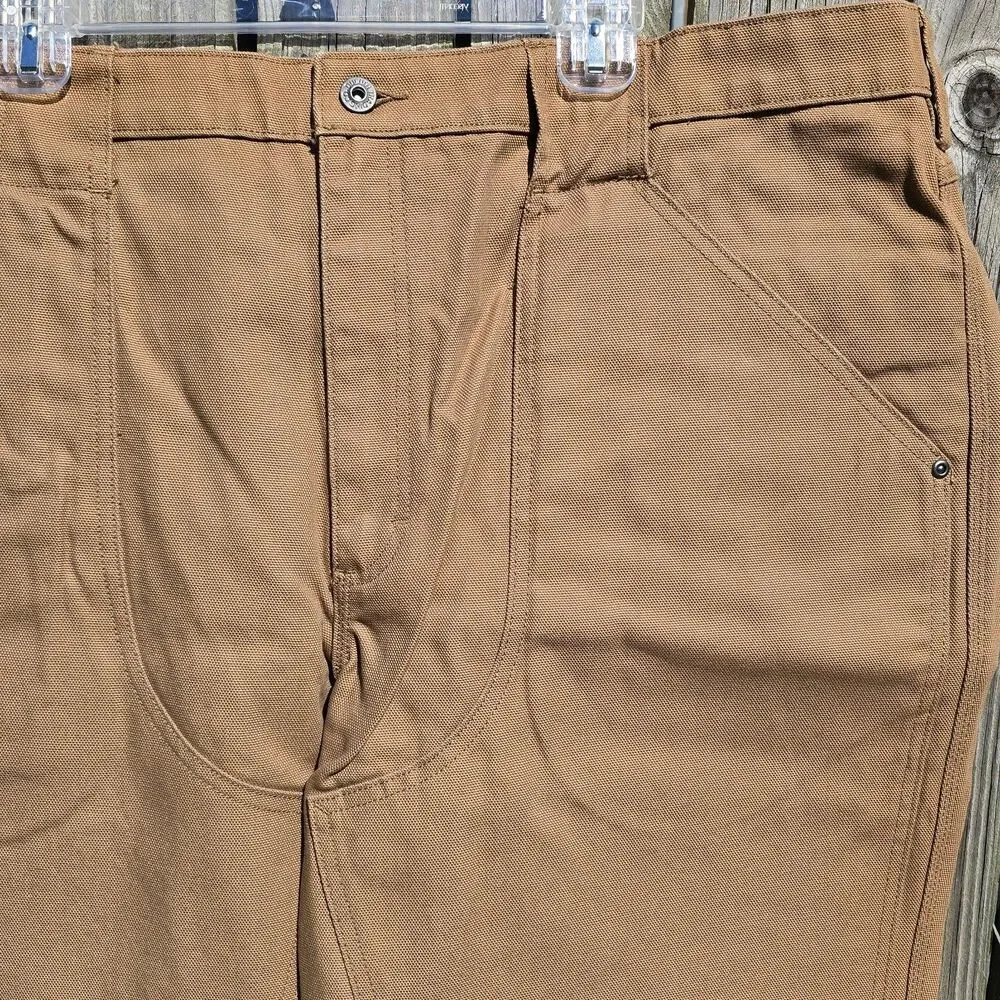 Duluth Trading Mens Double Knee/& Heel Work Pants Cotton Fire Hose 46x30 NWOT